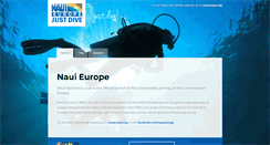 Desktop Screenshot of naui-europe.com